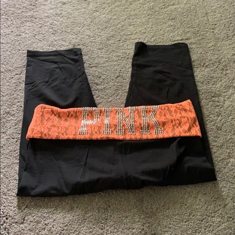 VS Pink Capri leggings